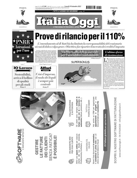 Italia oggi : quotidiano di economia finanza e politica